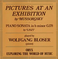 Wolfgang Bloser / W̊G /
                Pictures at an an exhibition