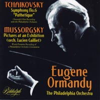 Eugene Ormandy &
                Philadelphia O. / W̊G / Pictures at an an exhibition /
                arr. Lucien Caille (1937)