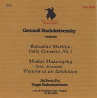 Gennadi Rozhdestvensky
                & Prague S. O. / W̊G / Pictures at an an
                exhibition /arr. Vacav Smetacek